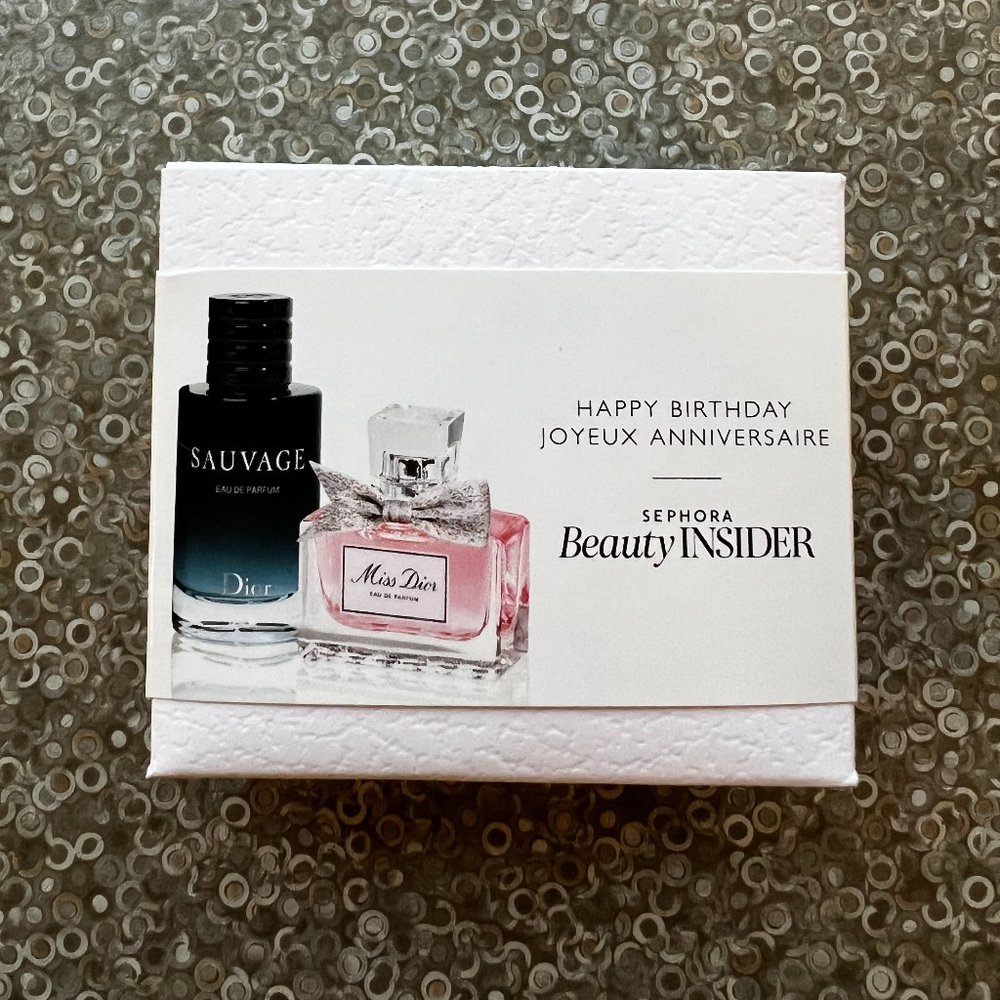 Sephora Gift Box - Miss Dior & Sauvage Parfum/Perfume Set NEW